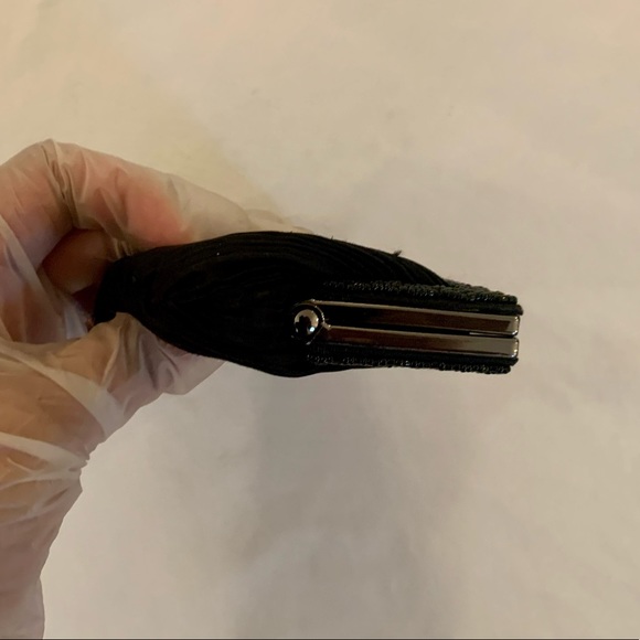 Carlo Fellini Beaded Black Clutch/Handbag! - Picture 8 of 10